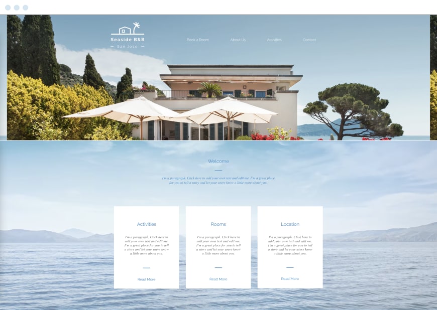 Example 8 of a ‘most popular’ website design in desktop and mobile.